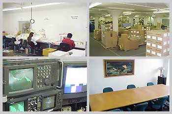 Panasonic service center, warehouse, production line and equipment
